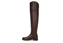 Franco Sarto Womens Haleen Wide Calf Over The Knee Boot - Brown -Skechers Store US 01 300475 03