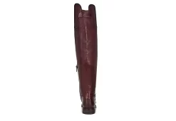 Franco Sarto Womens Haleen Wide Calf Over The Knee Boot - Cognac -Skechers Store US 01 300476 04