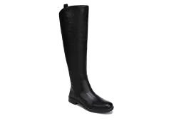 Franco Sarto Womens Meyer Wide Calf Tall Boot - Black