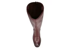 Franco Sarto Womens Meyer Wide Calf Tall Boot - Burgundy -Skechers Store US 01 300505 05
