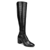 Franco Sarto Womens Tribute Wide Calf Tall Boot - Black -Skechers Store US 01 300548 00