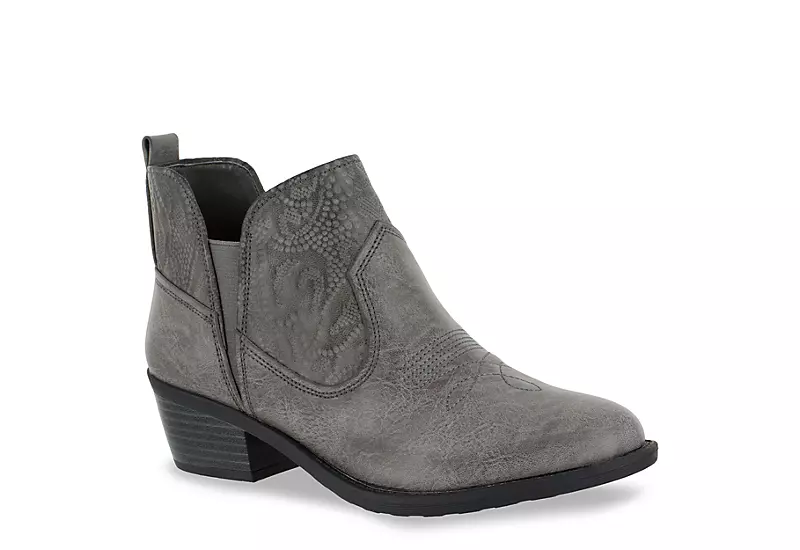 Easy Street Womens Legend Bootie - Grey 3 Easy Street Womens Legend Bootie - Grey