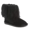 Bearpaw Womens Boo Fur Boot - Black -Skechers Store US 01 300708 00
