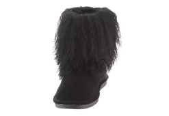 Bearpaw Womens Boo Fur Boot - Black -Skechers Store US 01 300708 02