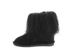 Bearpaw Womens Boo Fur Boot - Black -Skechers Store US 01 300708 03