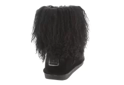 Bearpaw Womens Boo Fur Boot - Black -Skechers Store US 01 300708 04