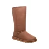 Bearpaw Womens Elle Tall Vegan Faux Fur Boot - Tan -Skechers Store US 01 300742 00