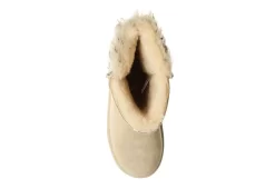 Bearpaw Womens Eloise Fur Boot - Off White -Skechers Store US 01 300745 05