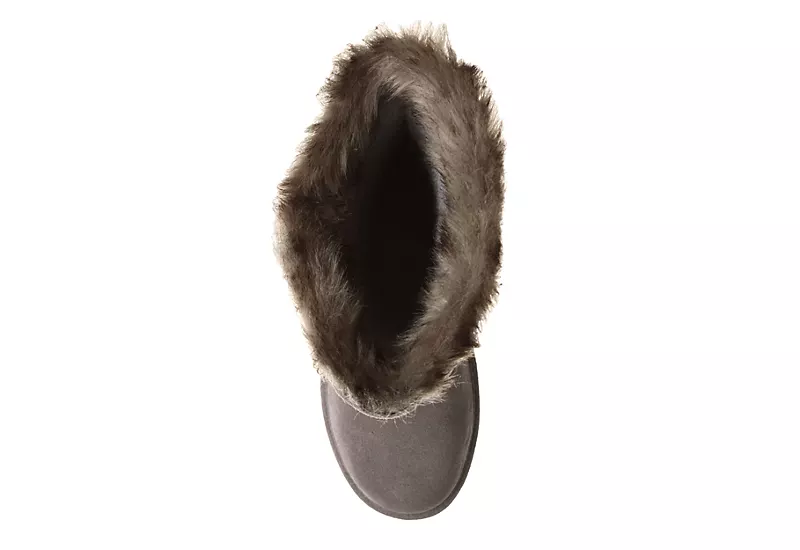Bearpaw Womens Emery Fur Boot - Grey 8 Bearpaw Womens Emery Fur Boot - Grey - Image 6
