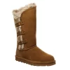 Bearpaw Womens Emery Fur Boot - Tan -Skechers Store US 01 300750 00