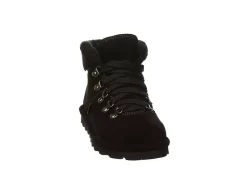 Bearpaw Womens Marta Lace-up Fur Boot - Black -Skechers Store US 01 300782 02