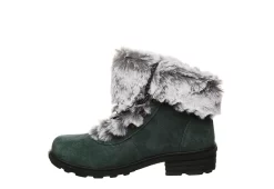Bearpaw Womens Serenity Lace Up Fur Boot - Dark Green -Skechers Store US 01 300809 03