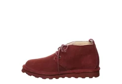 Bearpaw Womens Skye Lace-up Fur Boot - Dark Red -Skechers Store US 01 300814 03