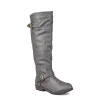 Journee Collection Womens Spokane Extra Wide Calf Tall Boot - Dark Grey -Skechers Store US 01 300946 00