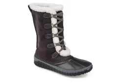 Journee Collection Womens Blizzard Duck Boot - Grey