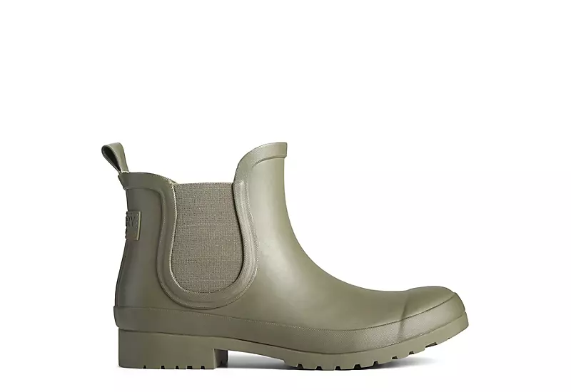 Sperry Womens Walker Chelsea Rain Boot - Olive 4 Sperry Womens Walker Chelsea Rain Boot - Olive - Image 2