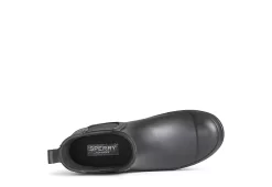 Sperry Womens Walker Chelsea Rain Boot - Black -Skechers Store US 01 301730 04