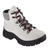 Skechers Womens Broadies Lace Up Boot - Off White
