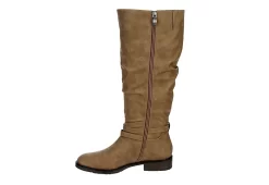Xappeal Womens Nadeen Wide Calf Riding Boot - Taupe -Skechers Store US 01 301863 03