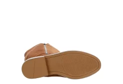 Eva & Zoe Womens Bria Wide Calf Tall Boot - Cognac -Skechers Store US 01 301948 06