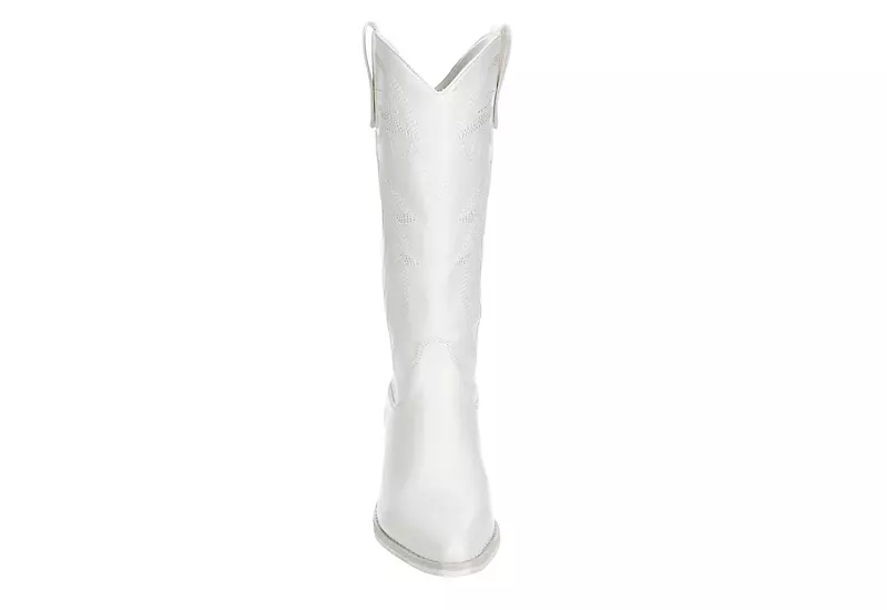 Madden Girl Womens Redford Western Boot - White 5 Madden Girl Womens Redford Western Boot - White - Image 3