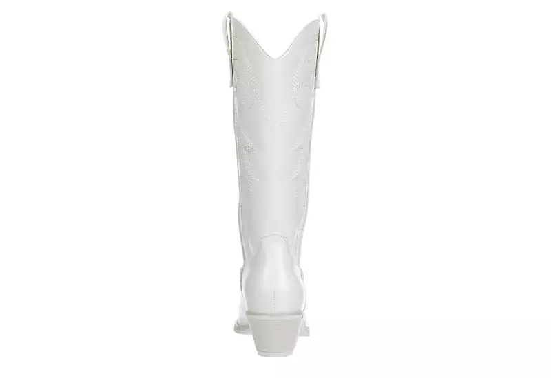 Madden Girl Womens Redford Western Boot - White 7 Madden Girl Womens Redford Western Boot - White - Image 5