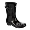 London Fog Womens Piccadilly Rain Boot - Black