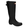 Hunter Boots Llc Womens Original Back Adj Gloss Rain Boot - Black