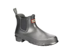Hunter Boots Llc Womens Original Chelsea Cosmic Rain Boot - Silver
