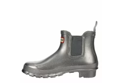 Hunter Boots Llc Womens Original Chelsea Cosmic Rain Boot - Silver -Skechers Store US 01 302434 03