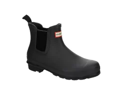 Hunter Boots Llc Womens Original Chelsea Rain Boot - Black
