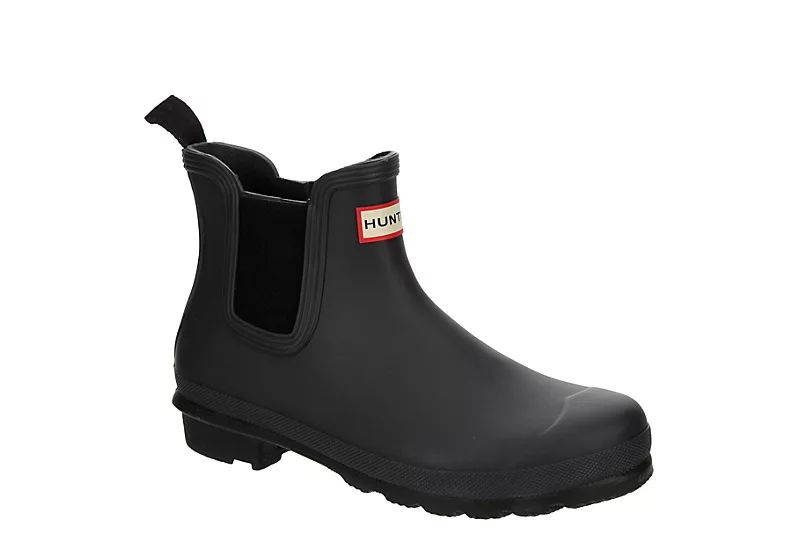 Hunter Boots Llc Womens Original Chelsea Rain Boot - Black 3 Hunter Boots Llc Womens Original Chelsea Rain Boot - Black