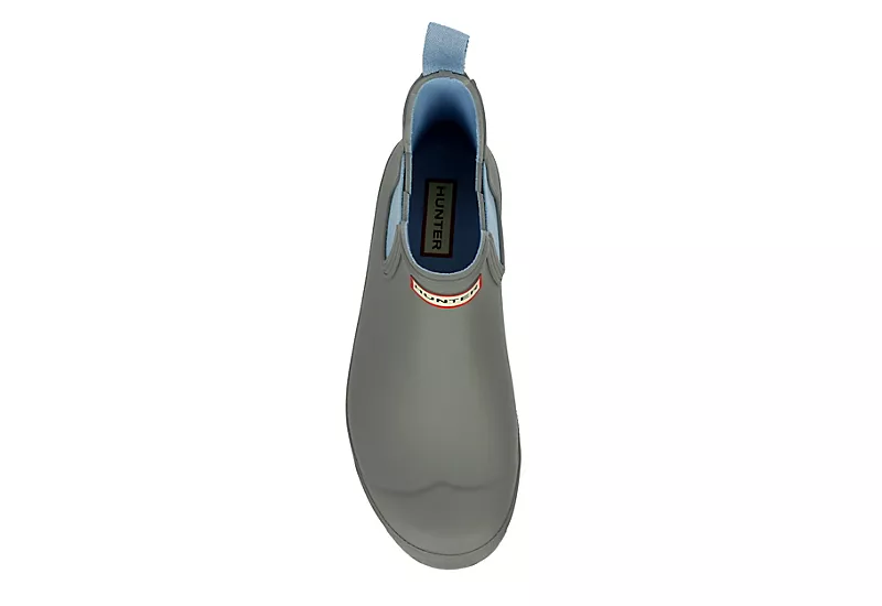 Hunter Boots Llc Womens Original Chelsea Rain Boot - Grey 8 Hunter Boots Llc Womens Original Chelsea Rain Boot - Grey - Image 6