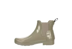 Hunter Boots Llc Womens Original Refined Chelsea Gloss Rain Boot - Taupe 12 Hunter Boots Llc Womens Original Refined Chelsea Gloss Rain Boot - Taupe -Skechers Store US 01 302442 03