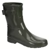 Hunter Boots Llc Womens Original Refined Short Gloss Rain Boot - Grey