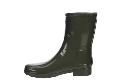 Hunter Boots Llc Womens Original Refined Short Gloss Rain Boot - Grey -Skechers Store US 01 302445 03