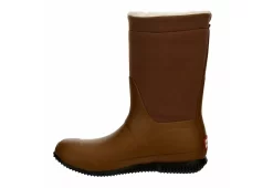 Hunter Boots Llc Womens Original Roll Top Sherpa Rain Boot - Tan -Skechers Store US 01 302446 03