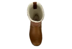 Hunter Boots Llc Womens Original Roll Top Sherpa Rain Boot - Tan -Skechers Store US 01 302446 05
