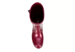 Hunter Boots Llc Womens Original Short Nebula Rain Boot - Burgundy 14 Hunter Boots Llc Womens Original Short Nebula Rain Boot - Burgundy -Skechers Store US 01 302449 05