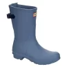 Hunter Boots Llc Womens Original Back Adj Rain Boot - Blue