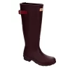 Hunter Boots Llc Womens Original Back Adj Rain Boot - Dark Red -Skechers Store US 01 302459 00