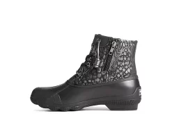 Sperry Womens Syren Gulf Metallic Animal Duck Boot - Black -Skechers Store US 01 302509 02