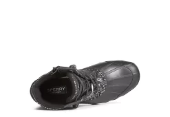 Sperry Womens Syren Gulf Metallic Animal Duck Boot - Black -Skechers Store US 01 302509 04