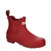 Hunter Boots Llc Womens Original Chelsea Rain Boot - Red -Skechers Store US 01 302666 00