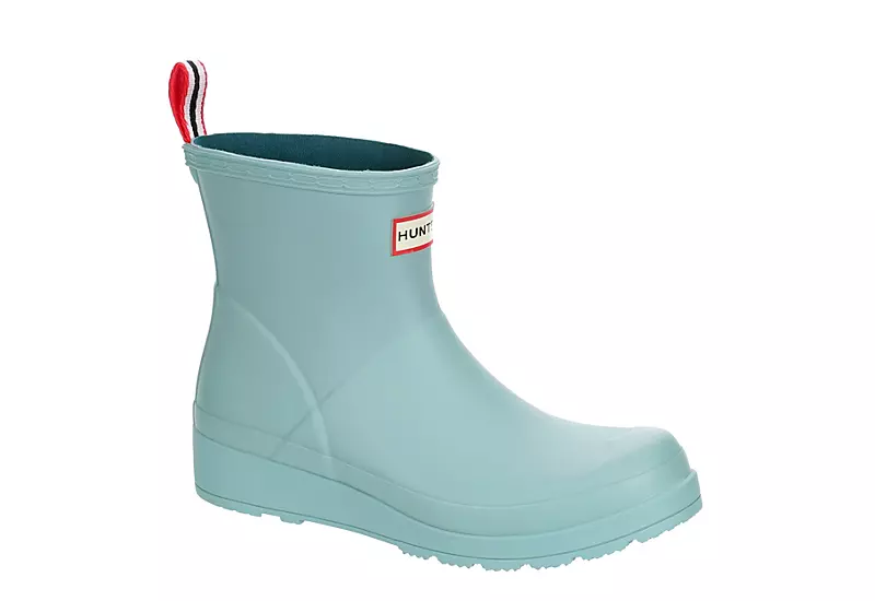 Hunter Boots Llc Womens Play Short Rain Boot - Light Blue 3 Hunter Boots Llc Womens Play Short Rain Boot - Light Blue