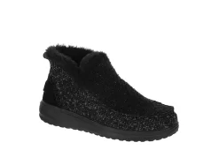 Heydude Womens Denny Sparkle - Black