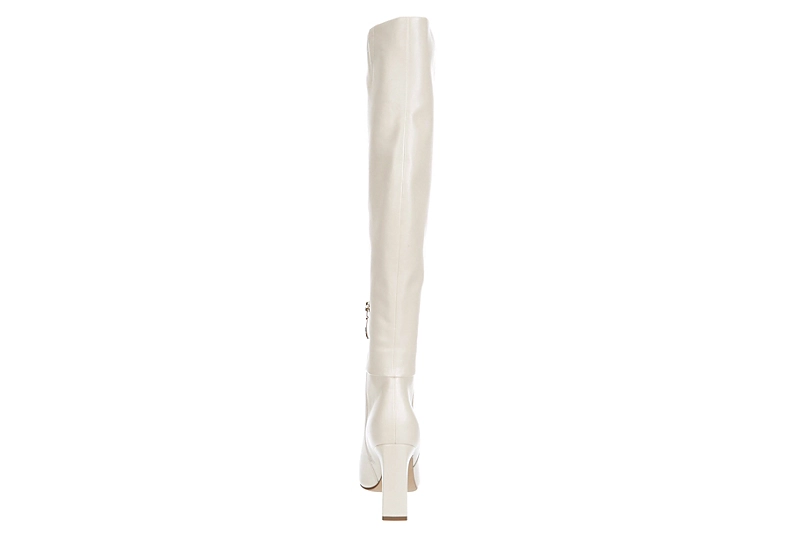 Michael By Michael Shannon Womens Camille Wide Calf Over The Knee Boot - Off White 7 Michael By Michael Shannon Womens Camille Wide Calf Over The Knee Boot - Off White - Image 5