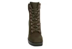 Limelight Womens Halle Lace-up Boot - Olive 11 Limelight Womens Halle Lace-up Boot - Olive -Skechers Store US 01 302780 02