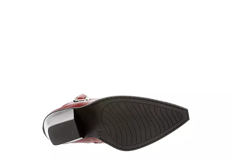 Michael By Michael Shannon Womens Dottie Western Boot - Red 9 Michael By Michael Shannon Womens Dottie Western Boot - Red - Image 7