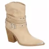 Michael By Michael Shannon Womens Dottie Western Boot - Beige -Skechers Store US 01 302820 00
